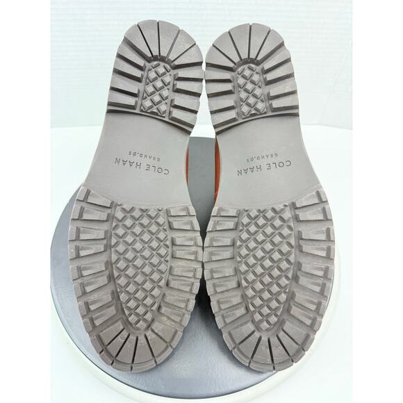 Cole Haan Grand+ Plus Lug Boots Mens Size 10M Brown Bayou Leather C39937 NEW - Picture 11 of 11